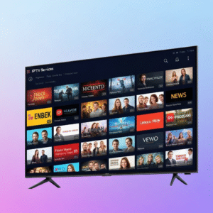 Generate a high-quality, relevant image prompt for an article about: Free IPTV Services: Stunning Be